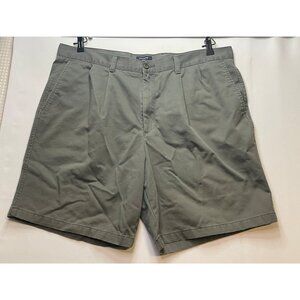 Dockers shorts mens 39 x 9 chino high rise gray
